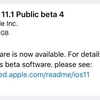 iOS11.1 Public Beta4が利用可能に