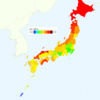 Rate of Deaths from Pancreatic Cancer by Prefecture in Japan, 2015