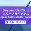 【マイレージプログラム】エーゲ航空 Miles+Bonus の紹介