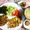 韓国風の卵つけ焼きジョン　デミグラスソースの牛肉野菜炒め