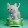 可愛い猫缶と猫さん