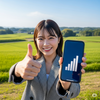 地方移住者向けのahamo通信品質調査