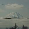 富士山、白