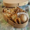 塩鮭の和風パエリア弁当