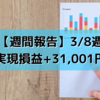 【週間報告】2021年3月8日週