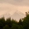 微かに見えた富士山