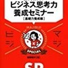 操体の臨床と『勝間和代のビジネス思考力養成セミナー[基礎力養成編]』