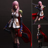 【FF13】PLAY ARTS真『ライトニング』ファイナルファンタジーXIII 可動フィギュア【スクウェア・エニックス】より2025年10月発売予定♪