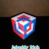 ルービックキューブで模様を作りました！　Rubik's Cube art design