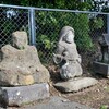 山ノ口の田の神、重富公園の駐車場で見つけた／鹿児島県姶良市平松