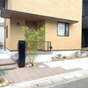 川崎市★外構工事のご紹介★側面フロートの玄関ポーチ