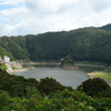 錦秋湖は水位が低かった