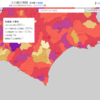 日経電子版にインタラクティブな人口減少地図　紙面連載と連動