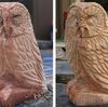 フクロウ仕上げその１