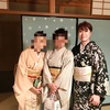 社中初釜初日は黒地吉祥文様の訪問着で