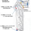 ゼブラマーク塗布と法面危険樹木伐採の作業が行なわれます