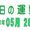 2020年 05月 28日 今日のうんせい