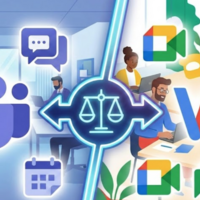 法人向け二択：Microsoft Teams と Google Workspace(meet/chat)の徹底比較