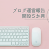 【はてなブログ】開設５か月目の記事数やPV数や収益、今後の目標を大公開！