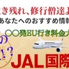 【JAL】残された海外フェア《ヨーロッパ編》「生き残れ、修行僧達よ！！」