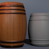 Blenderで木の樽を作る～完～