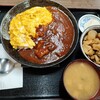 西川口の「あおき食堂」でふわとろたまごデミソース定食を食べました★