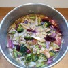 鶏と野菜のあん煮