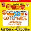 【終了】マジカ最大20％還元で20,000ポイントGETしました😄