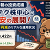 7月18日朝の投資成績（ハイテク株中心に全面安の展開！資産23万円減のリアルな運用状況）