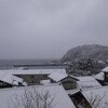 佐渡　雪溶けず