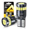 【Amazon】AUXITO T10 LED 爆光 5倍明るさアップ ホワイト ポジション/ライセンスランプ/ナンバー灯/ルームランプ キャンセラー内蔵 LED T10 車検対応 6000K 12V 2個入り (2年保証)