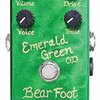 「Bearfoot Guitar Effects Emerald Green Overdrive」「Candiru Fuzz」！ベアフットからVox系オーバードライブとゲート感の調整ができるファズが登場！