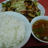 「まんぷく亭 "回鍋肉（ホイコーロー）＆ライス”」新松戸