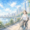 パンクした相棒の自転車【6月の俳句】