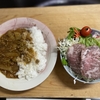 白菜とひき肉のカレー（夕食）