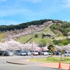 【太陽に神秘的な虹の輪現る】桜満開の都城高崎観音池公園でリフト乗る