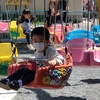 朝ｻｲｸﾘﾝｸﾞ　→　動植物園