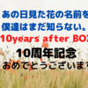 【"あの花10周年記念"】あの日見た花の名前を僕達はまだ知らない。