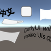 【Unity】uGUI で Image や Text を曲げることができる「CurlyUI」紹介