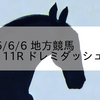 2025/6/6 地方競馬 船橋競馬 11R ドレミダッシュ(A2)
