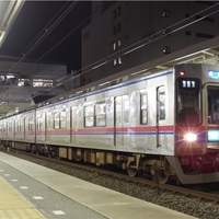 平成28年９月　3500形８両が快速特急を代走する（3504編成+3552編成）