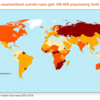 スウェーデンより低い日本の自殺率（WHO統計データ2019より）