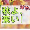 気が早いけど今から読書と手帳の秋について語りたい雑記なんです。