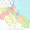 Bản đồ Hành chính tỉnh Hà Tĩnh khổ lớn phóng to năm 2021