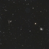 M99とNGC4298とNGC4302を光害地から