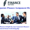 Seek Help In Corporate Business Finance Assignment of Canada