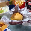 届いた株主優待３：期間限定、炙り牛すき焼き風月見（マクドナルド）