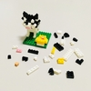 【100均ブロック】小さなLEGO風ブロック #53《Micro Block》ロングコートチワワ