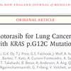 【CodeBreaK100】KRAS G12C変異のある非小細胞肺がんに対するソトラシブの奏効率 37.1%