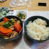 鶏味噌鍋２日目。レンチン目玉焼き